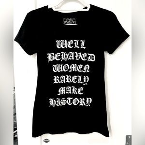 Beautiful Disaster black t-shirt - size small